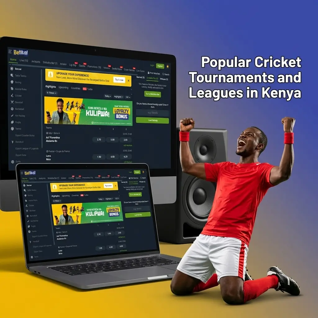 Cricket tournaments and leagues available for betting on Betika Kenya including IPL, ICC World Cup, Ashes, BBL, and CPL