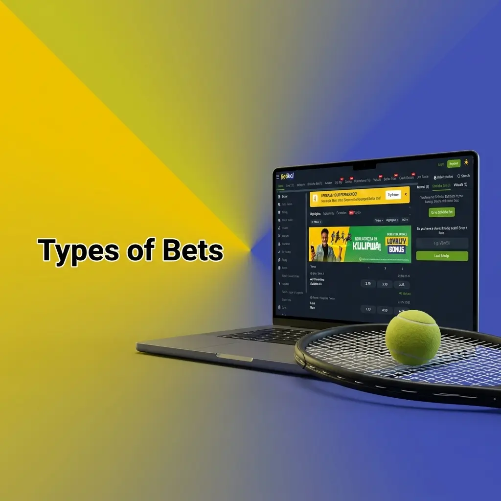 Betika bet types including Single, Multibet, System, and Jackpot options available for Kenya players